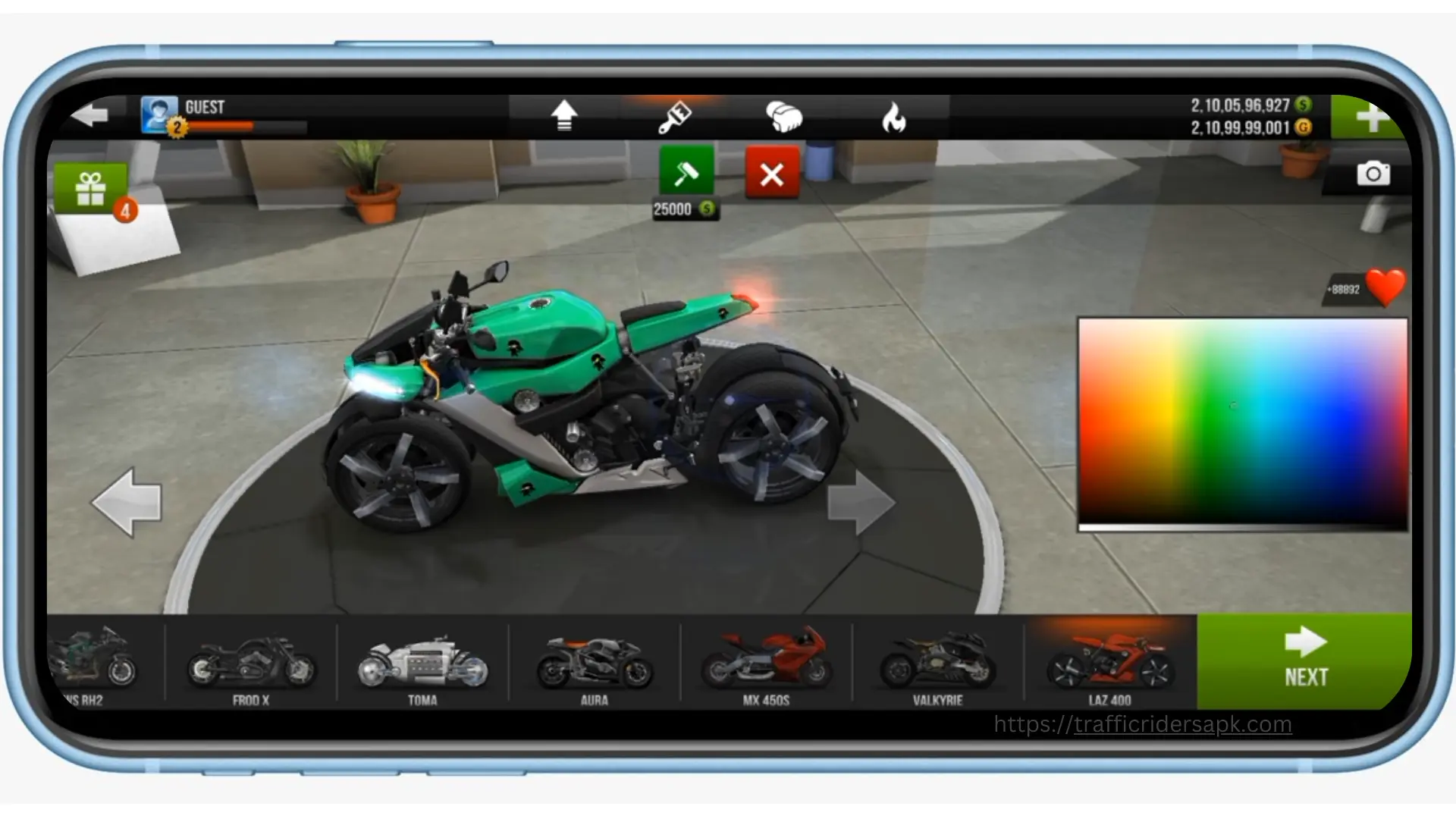Download Traffic Rider MOD APK 2025 v2.0 (Unlimited Money) 14 Fully Customizable